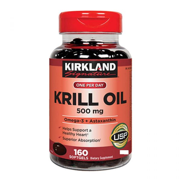 Dầu nhuyễn thể Kirkland Krill Oil 160 viên