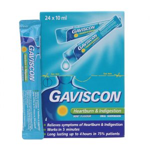 Thuốc trị loét dạ dày, tá tràng Gaviscon 10ml 24 gói