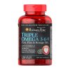 Viên uống tim mạch Puritan’s Pride Triple Omega 369 Fish Flax Oils 120 viên