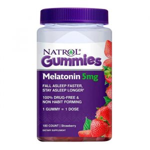 Kẹo dẻo giúp ngủ ngon Natrol Gummies Melatonin 5mg 180 viên