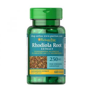 Viên uống giảm căng thẳng Puritan’s Pride Rhodiola Root 250mg Hộp 60 viên
