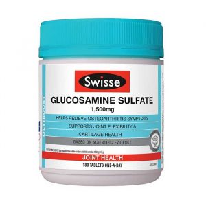 Viên bổ sụn khớp Swisse Glucosamine Sulfate 1500mg Hộp 180 viên
