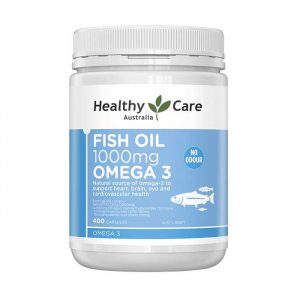 Viên nang dầu cá Healthy Care 1000mg Omega 3 Hộp 400 Viên