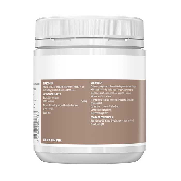 Viên sụn cá mập Healthy Care Shark Cartilage 750mg 200 viên 4 Viên sụn cá mập Healthy Care 750mg Hộp 200 viên
