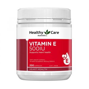 Viên Vitamin E Healthy Care Vitamin E 500IU Hộp 200 viên