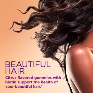natures bounty hair skin nail gummies biotin collagen orange 2