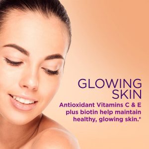 natures bounty hair skin nail gummies biotin collagen orange 3