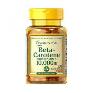 Viên uống bổ mắt Puritan’s Pride Beta-Carotene 10,000 IU Hộp 100 viên