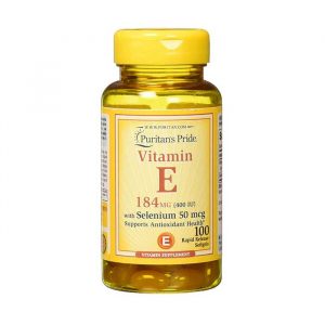 Puritan’s Vitamin E 184mg 400iu With Selenium 50 Mcg Hộp 100 Viên