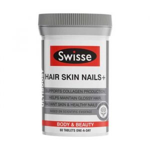 Đẹp da móng tóc từ Swisse Ultiboost Hair Skin Nails Hộp 60 viên