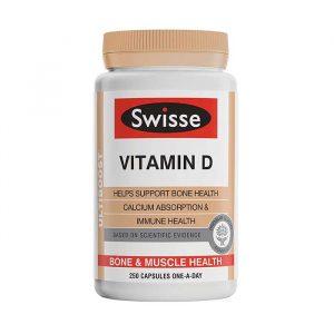 Viên uống bổ sung vitamin D Swisse Vitamin D Hộp 250 viên