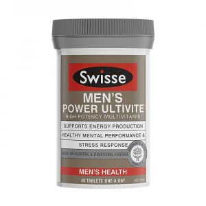 Viên uống tăng cường sức khỏe nam giới Swisse Men’s Power Ultivite Hộp 40 viên