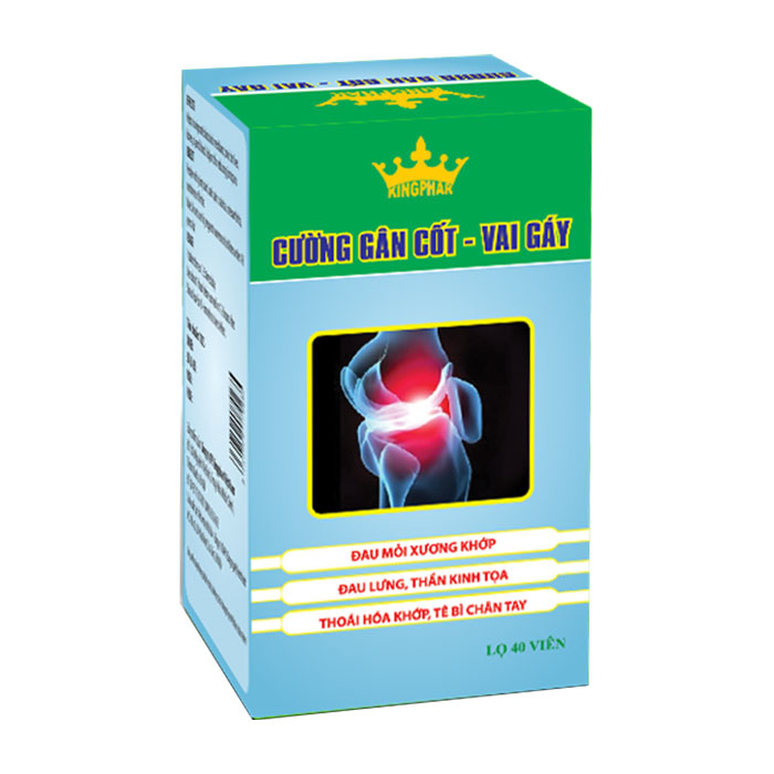 Viên uống Kingphar Cường Gân Cốt – Vai Gáy 40 viên 1 Viên uống Kingphar Cường Gân Cốt - Vai Gáy 40 viên