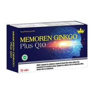 Viên uống bổ não Kingphar Memoren Ginkgo Plus Q10 30 viên