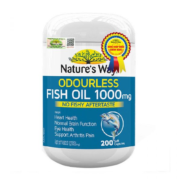 Nature's Way Fish Oil 1000mg 200 viên