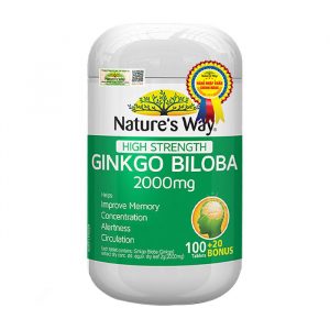 Nature's Way High Strength Ginkgo Biloba 2000mg 120 viên