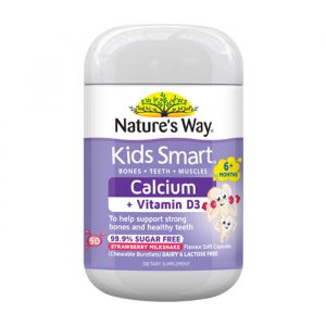 Nature's Way Kids Smart Calcium Vitamin D3 50 viên
