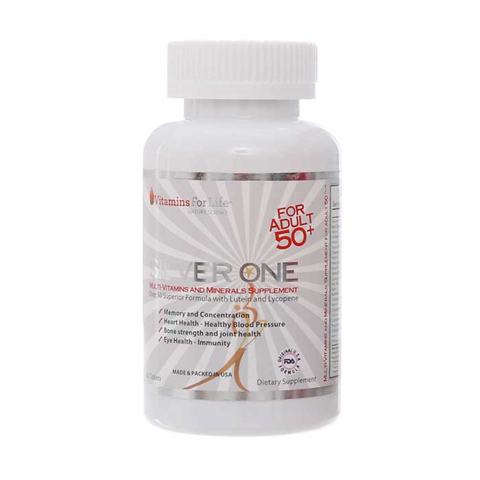 Silver One Vitamins For Life 60 viên - Viên uống bổ sung Vitamin cho người trên 50 tuổi 2 Silver One Vitamins For Life 60 viên - Viên uống bổ sung Vitamin cho người trên 50 tuổi - Ảnh 2