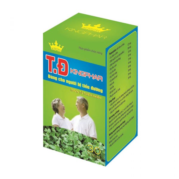 Viên uống hỗ trợ điều trị bệnh tiều đường T.Đ Kingphar 30 viên