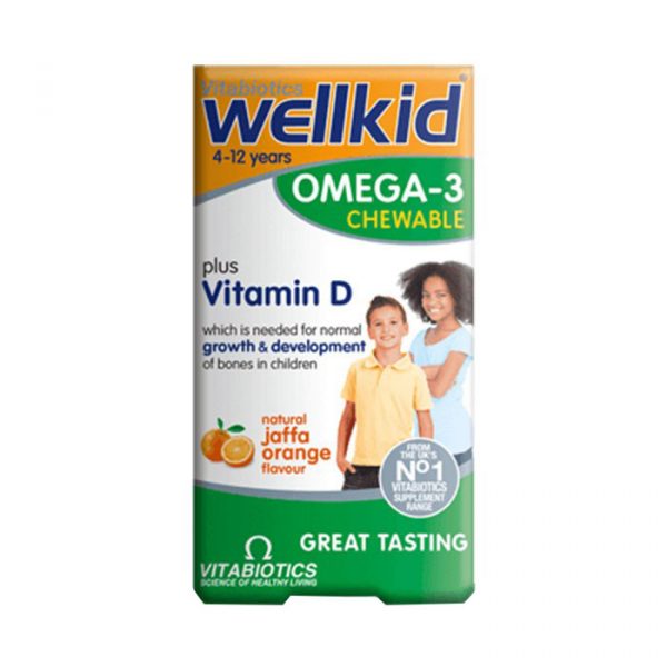Votabiotics Wellkid Omega 3 Chewable 60 viên