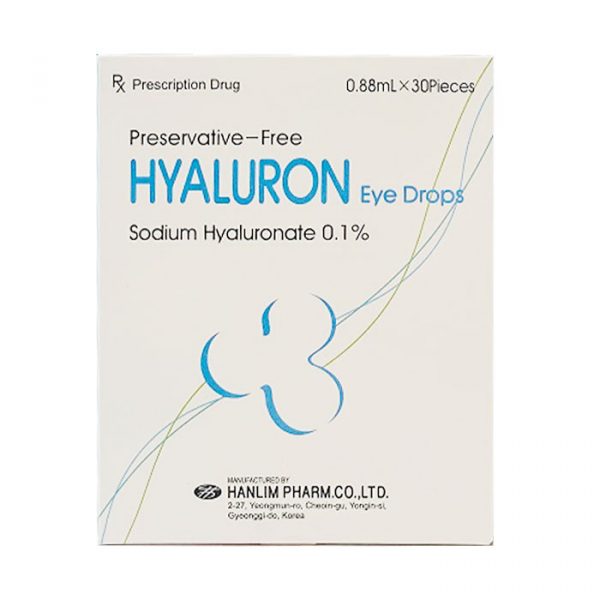 Hanlim Pharm Hyaluron Eye Drops 0.8ml x 30 giọt