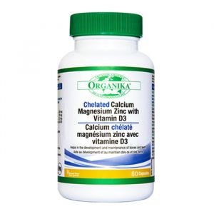 Organika Chelated Calcium Magnesium Zinc With Vitamin D3 60 viên