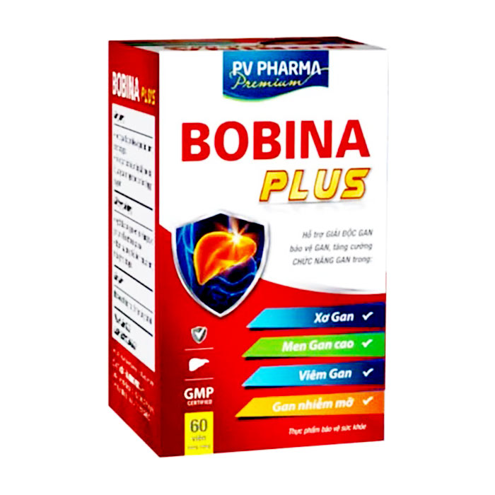 Viên uống bổ gan PV Bobina Plus 60 viên 1 PV Bobina Plus 60 viên