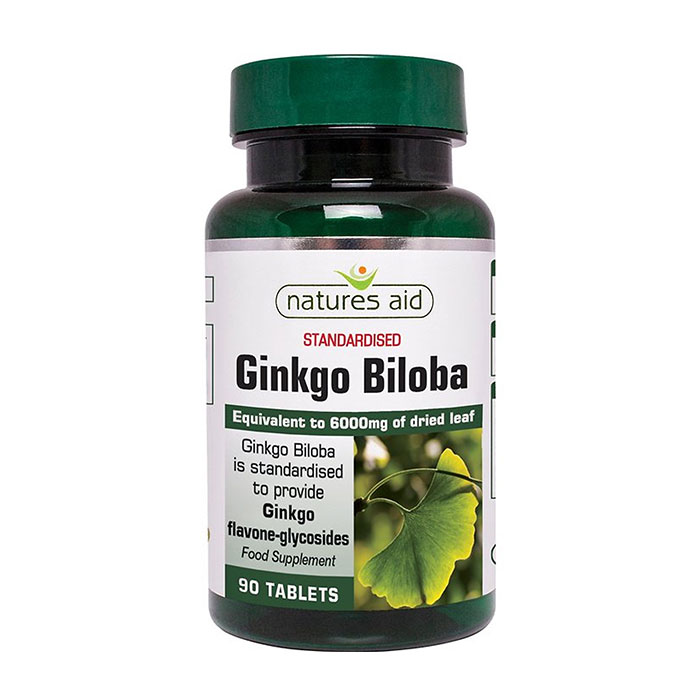 Viên uống hỗ trợ tuần hoàn máu não Natures Aid Ginkgo Biloba 6000mg 90 Viên 1 Natures Aid Ginkgo Biloba 6000mg
