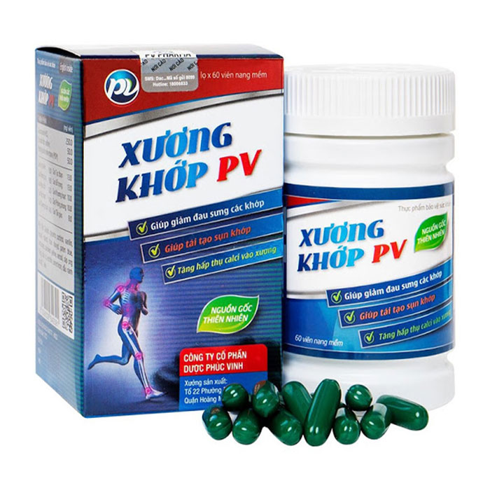 Viên uống Xương khớp PV 60 viên 1 Xương Khớp PV 60 viên