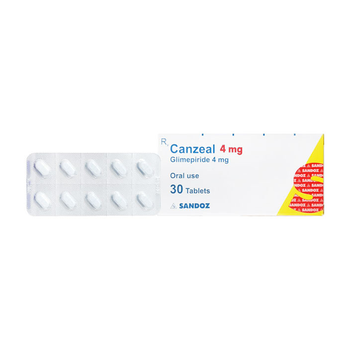 Canzeal 4mg Sandoz 3 vỉ x 10 viên 1 Canzeal 4mg Sandoz 3 vỉ x 10 viên