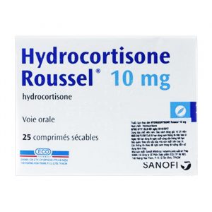 Hydrocortisone Roussel 10 Sanofi vỉ x 25 viên