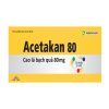 Acetakan 80 Agimexpharm 10 vỉ x 10 viên - viên uống bổ não