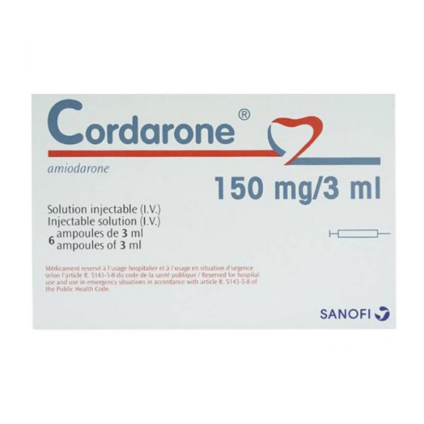 Cordarone 150mg/3ml Sanofi 6 ống x 3ml