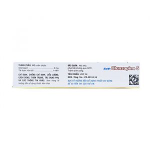 Savi Olanzapine 5 Savipharm 3 vỉ x 10 viên