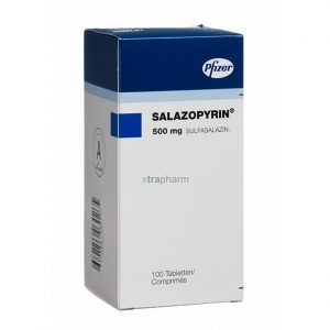 Salazopyrin 500mg Pfizer 100 viên