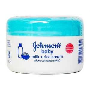 Johnson's Baby Milk + Rice Cream 50g - Kem dưỡng ẩm
