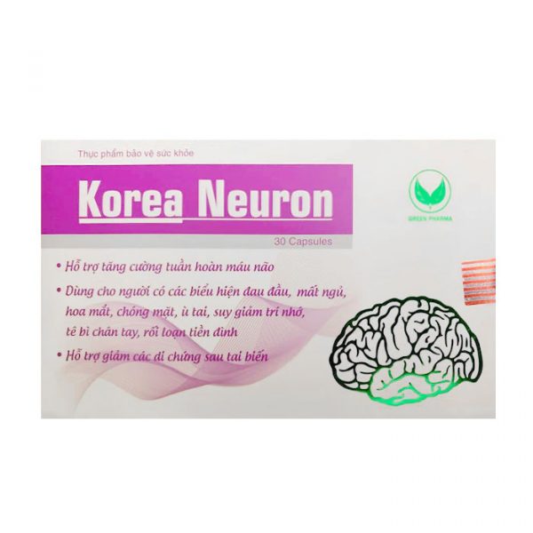 Korea Neuron Green Pharma 30 viên - Viên uống bổ não