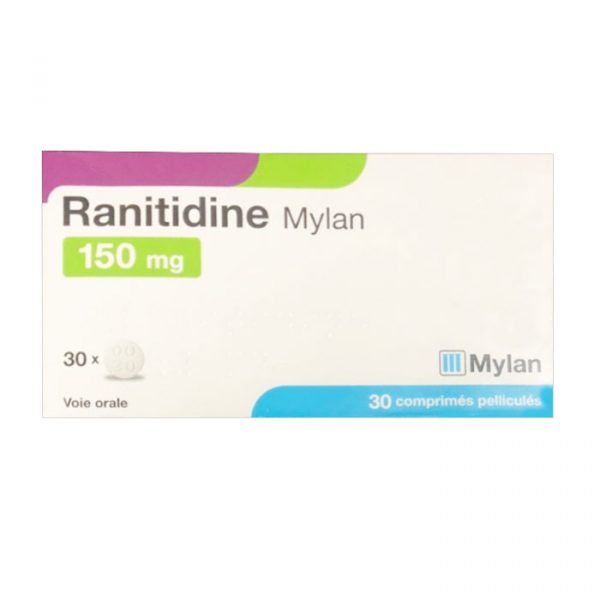 Ranitidine 150mg Mylan 3 vỉ x 10 viên