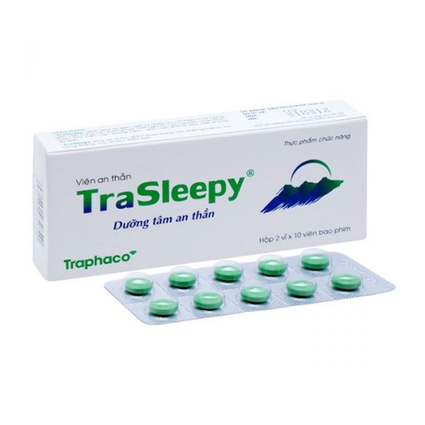 Viên dưỡng tâm an thần Trasleepy Traphaco 2 vỉ x 10 viên