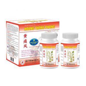 Hoàng Thống Phong Á Âu 2 lọ x 90 viên - Viên uống hỗ trợ bệnh Gout