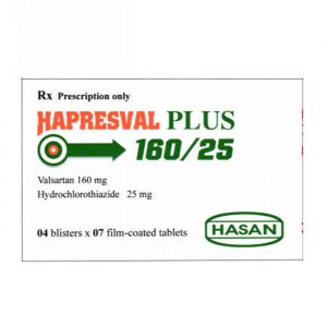 Hapresval Plus 160mg/25mg Hasan 4 vỉ x 7 viên