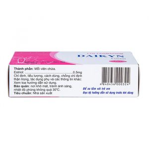Daikyn 0.5mg Farmaprim 3 vỉ x 5 viên