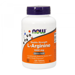 Double Strength L-Arginine 1000mg Now 120 viên - Viên uống bổ tim mạch
