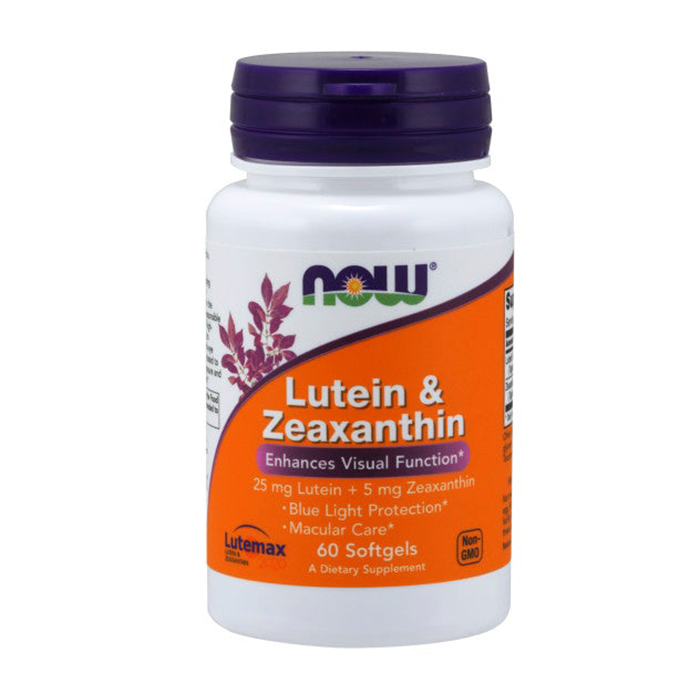 Lutein & Zeaxanthin 5mg Now 60 viên - Viên uống bổ mắt 1 Lutein & Zeaxanthin 5mg Now 60 viên - Viên uống bổ mắt