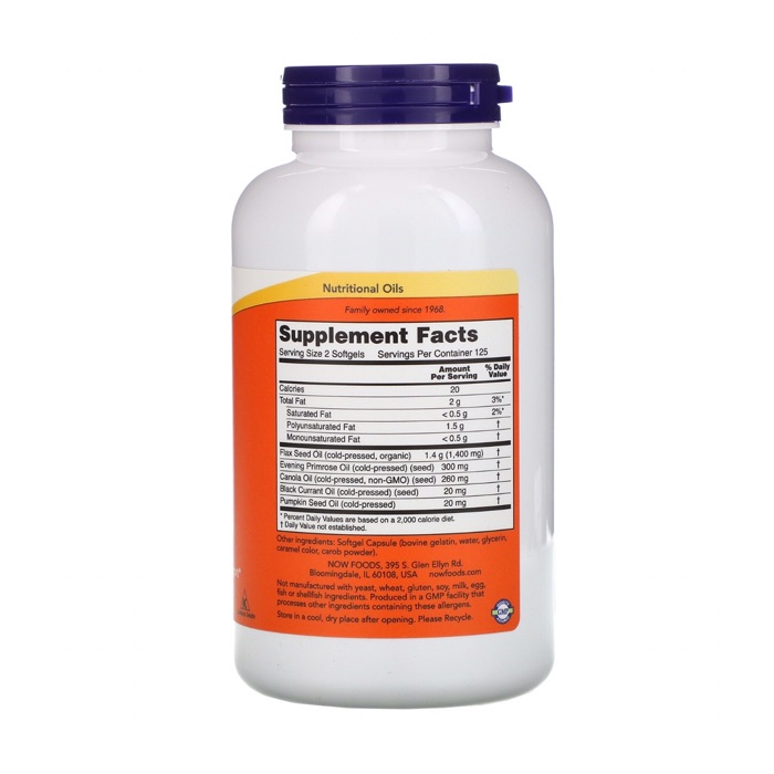 Super Omega 369 1200mg Now 90 viên - Viên uống dầu cá 2 Super Omega 369 1200mg