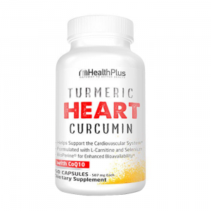 Turmeric Heart Curcumin health Plus 60 viên - Viên uống bổ tim mạch