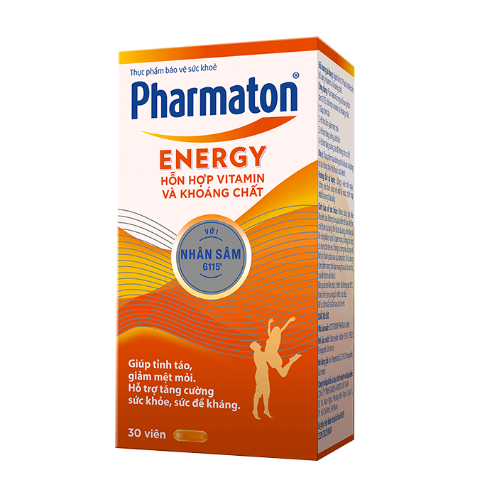 Energy Pharmaton Sanofi 30 viên - Viên uống tăng cường sức khỏe 1 Energy Pharmaton Sanofi 30 viên - Viên uống tăng cường sức khỏe
