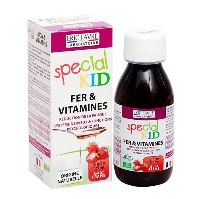 Fer & Vitamines Special Kid 125ml - Siro bổ sung sắt và các vitamin 1 Fer & Vitamines Special Kid 125ml - Siro bổ sung sắt và các vitamin