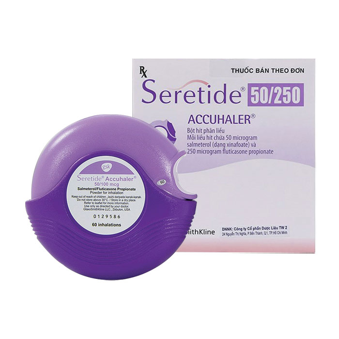 Seretide 50/250 GSK 60 liều hít 1 Seretide 50/250