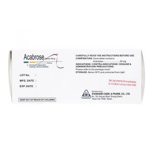 Acabrose 50mg Standard Chem & Pharm 10 vỉ x 10 viên